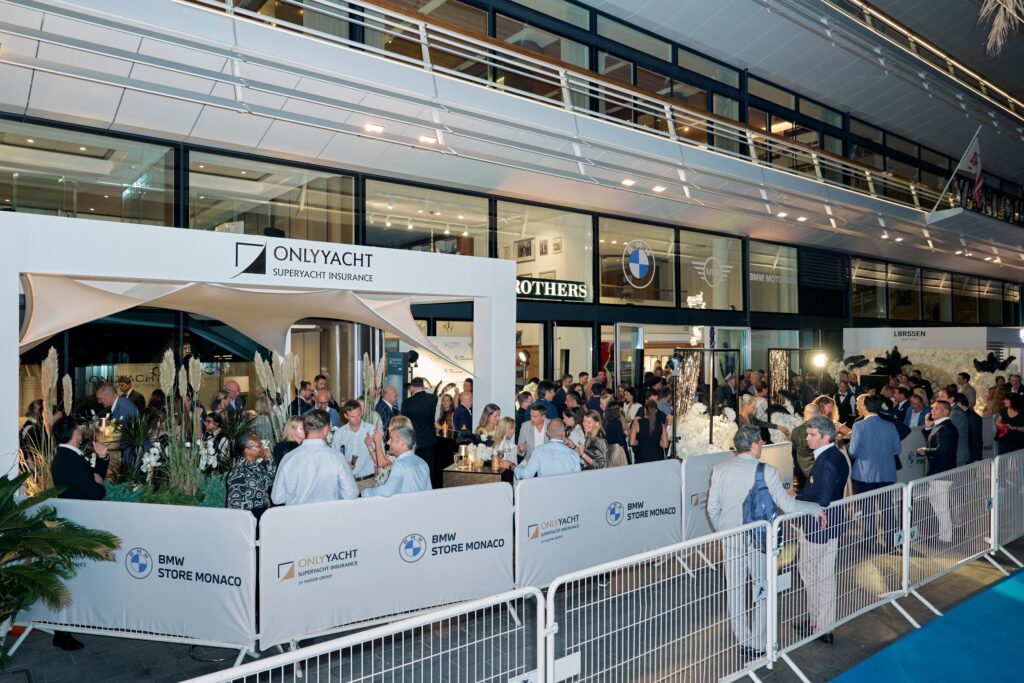 onlyyacht bmw gold party mys